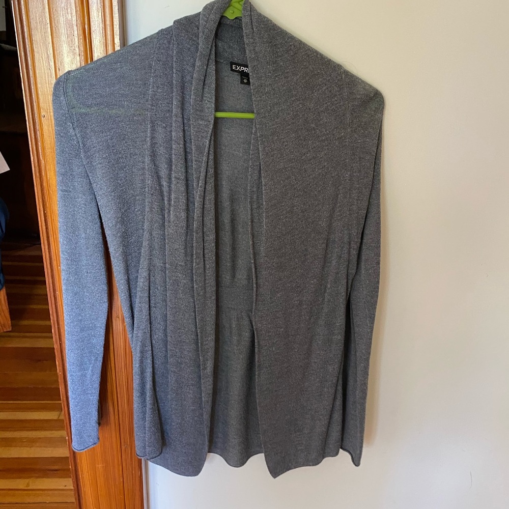 Grey express cardigan